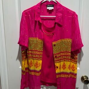 Preowned camisole and top.